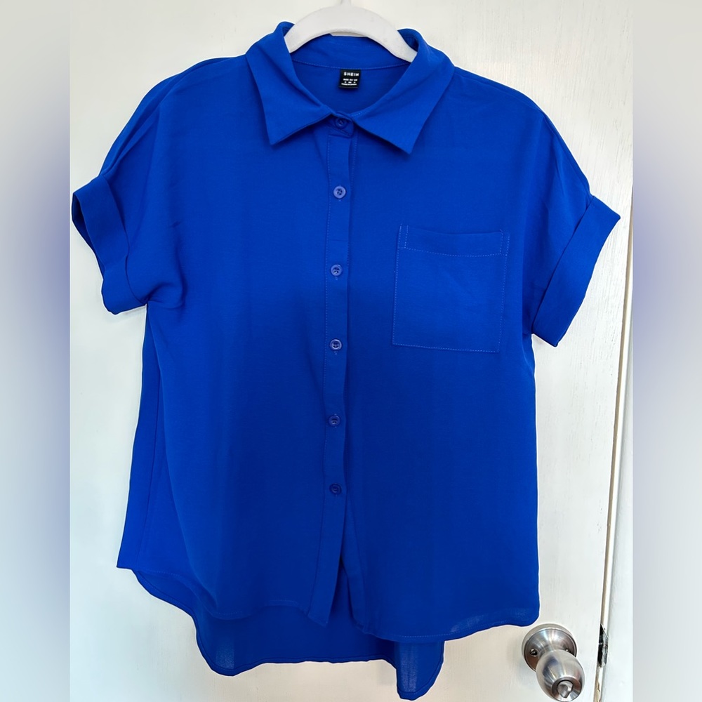 NWOT Blue Shirt